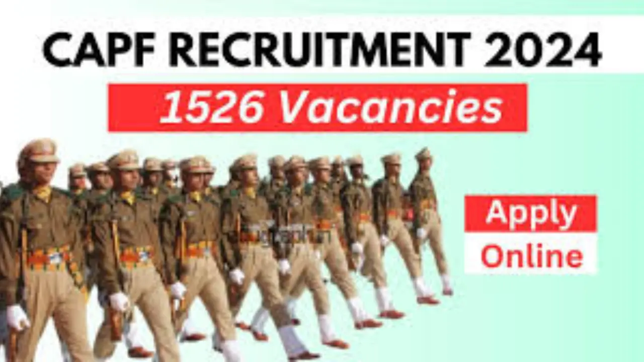 CAPF Recruitment 2024 OUT