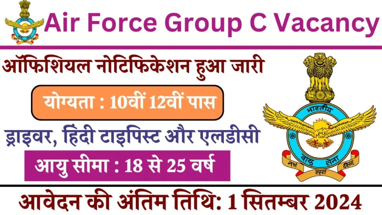 Air Force Group C Vacancy