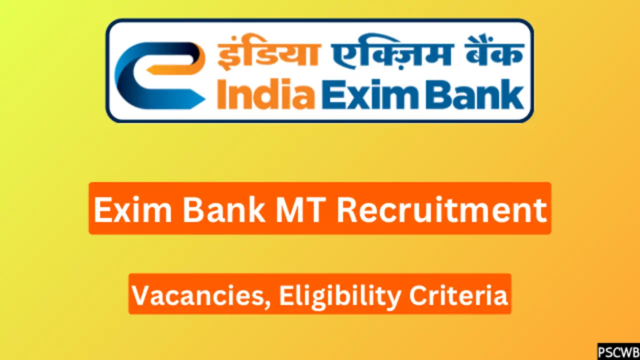 EXIM Bank MT 50 Recruitment