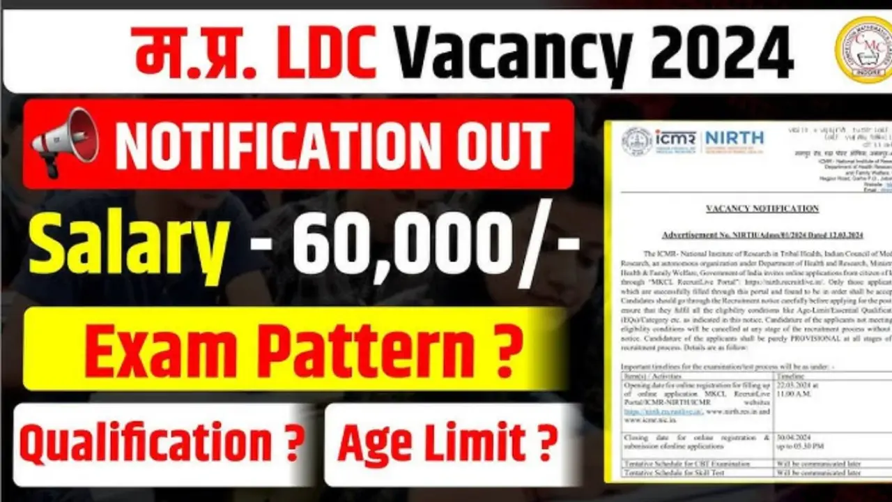 Sanchar Mantralaya LDC Vacancy 2024