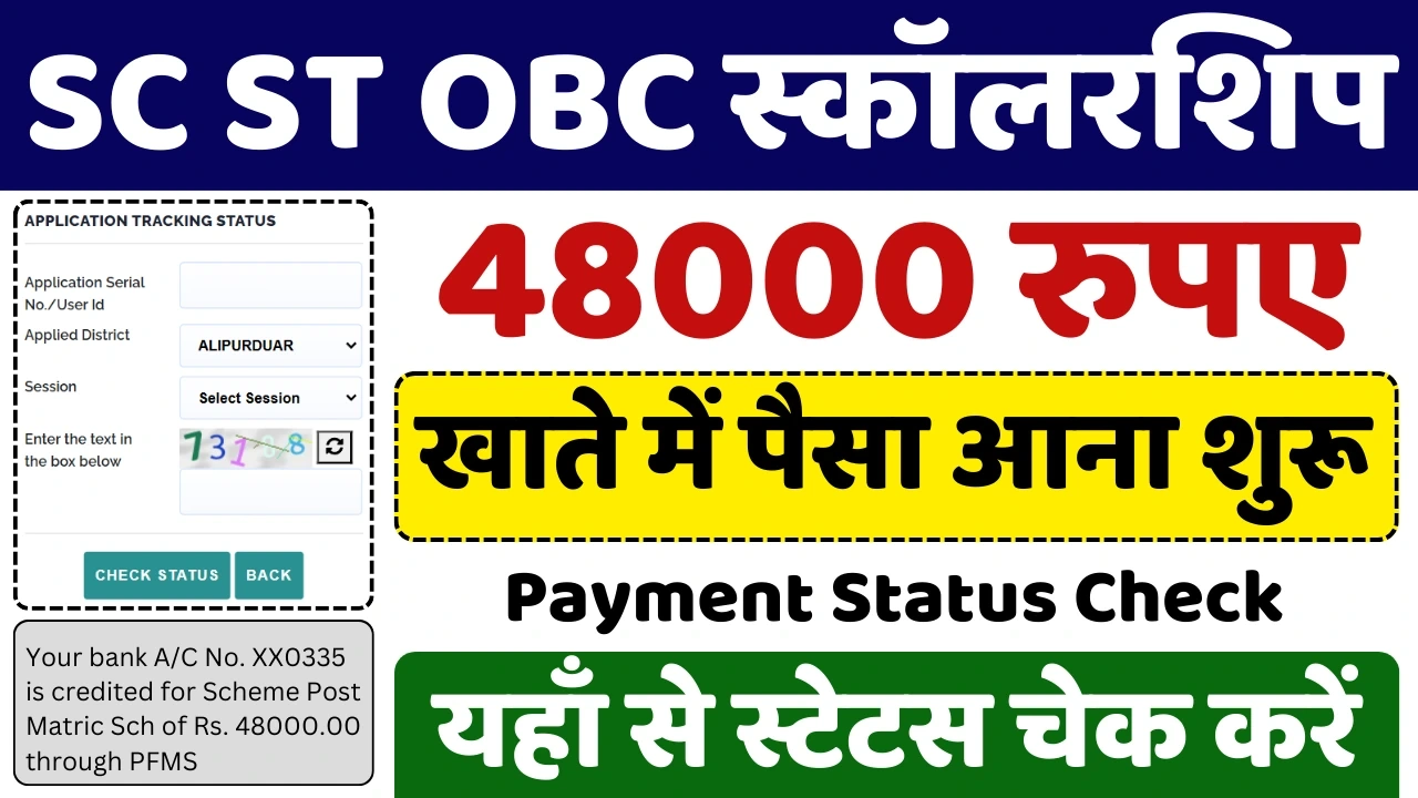 SC ST OBC Scholarship Apply Online