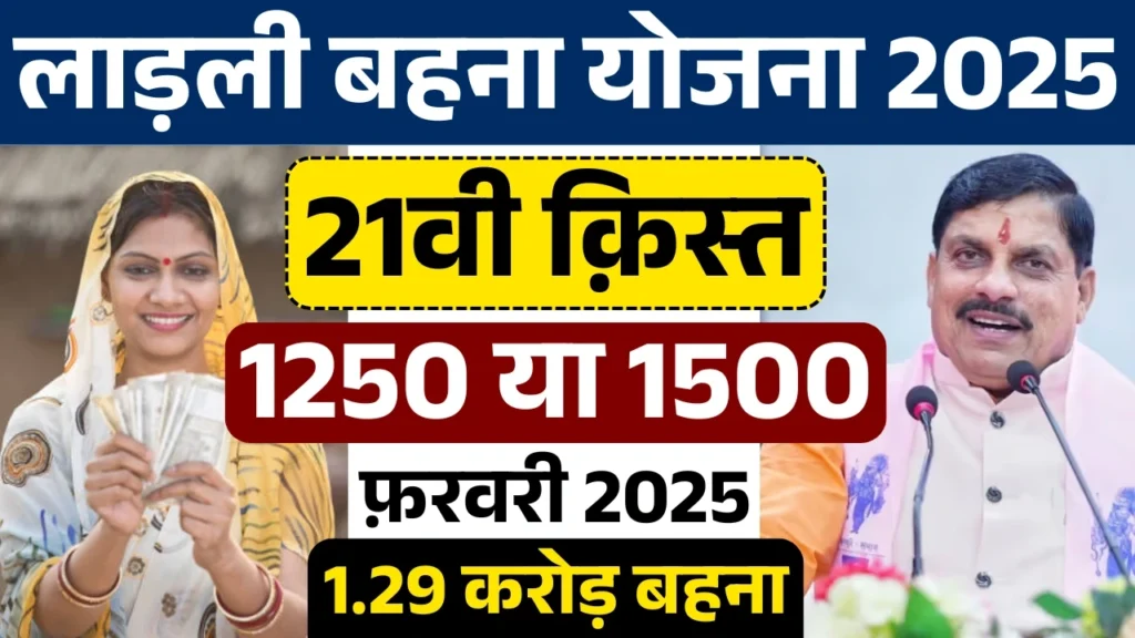 Ladli Behna Yojana 21vi Kist