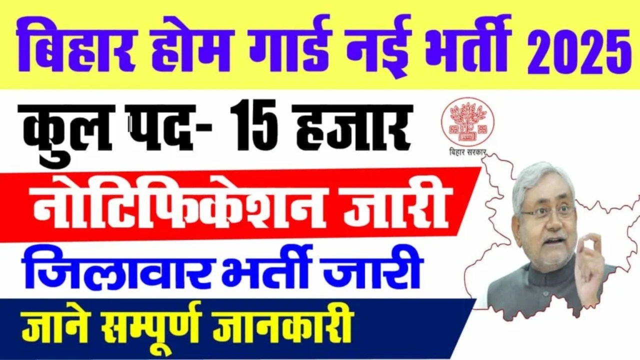 Bihar Police Home Guard Vacancy 2025