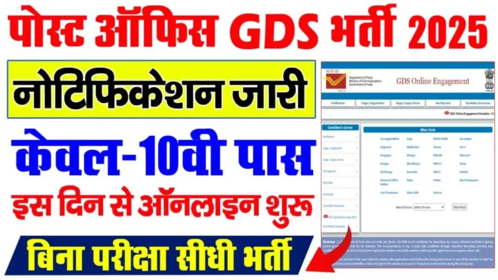 Indian Post Office GDS Vacancy 2025