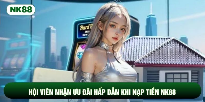 Hội viên nhận ưu đãi hấp dẫn khi nạp tiền NK88